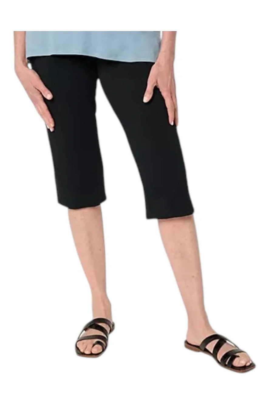 Denim & Co. Beach Jersey Petite Printed or Solid Skimmer - Petite